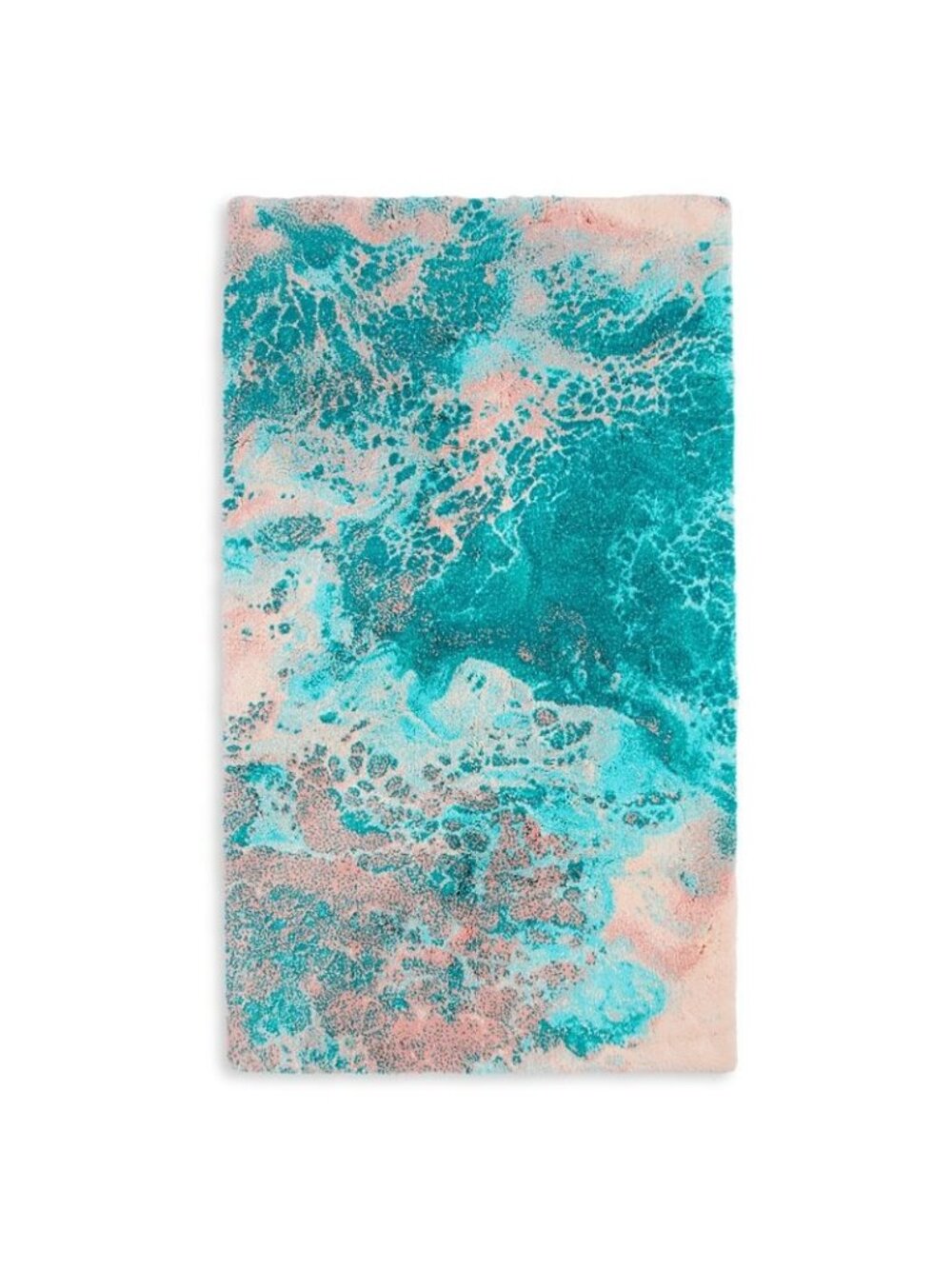 NWT Abyss & Habidecor Corse Bath Rug Turquoise Multi Size 27x47